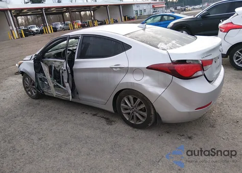 2016 Hyundai Elantra Se from USA, damaged, VIN 5NPDH4AE0GH722464